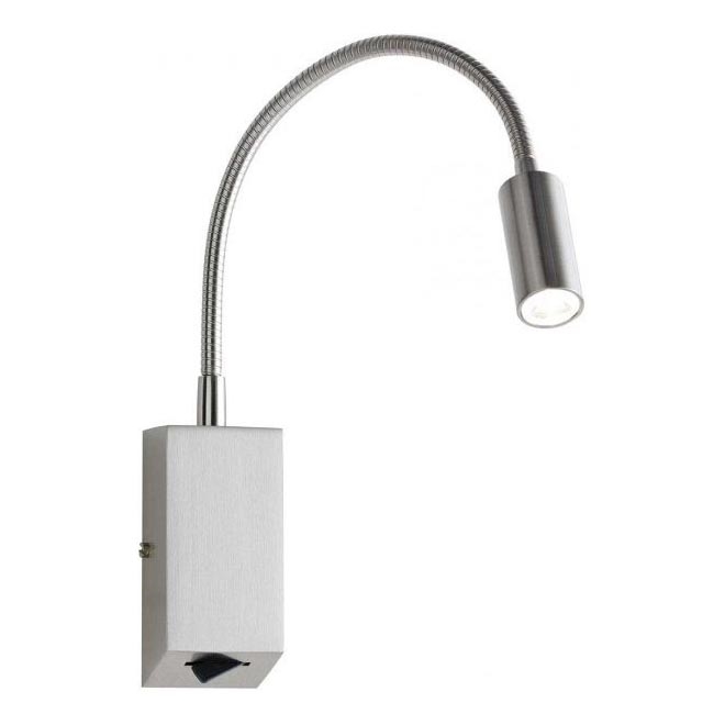 Redo 01-1195 - Flexible kleine LED-Leuchte HELLO LED/3W/230V matt Chrom