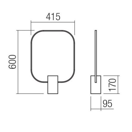 Redo 01-1226 - LED-dimmbare Tischlampe DOM LED/21W/230V weiß