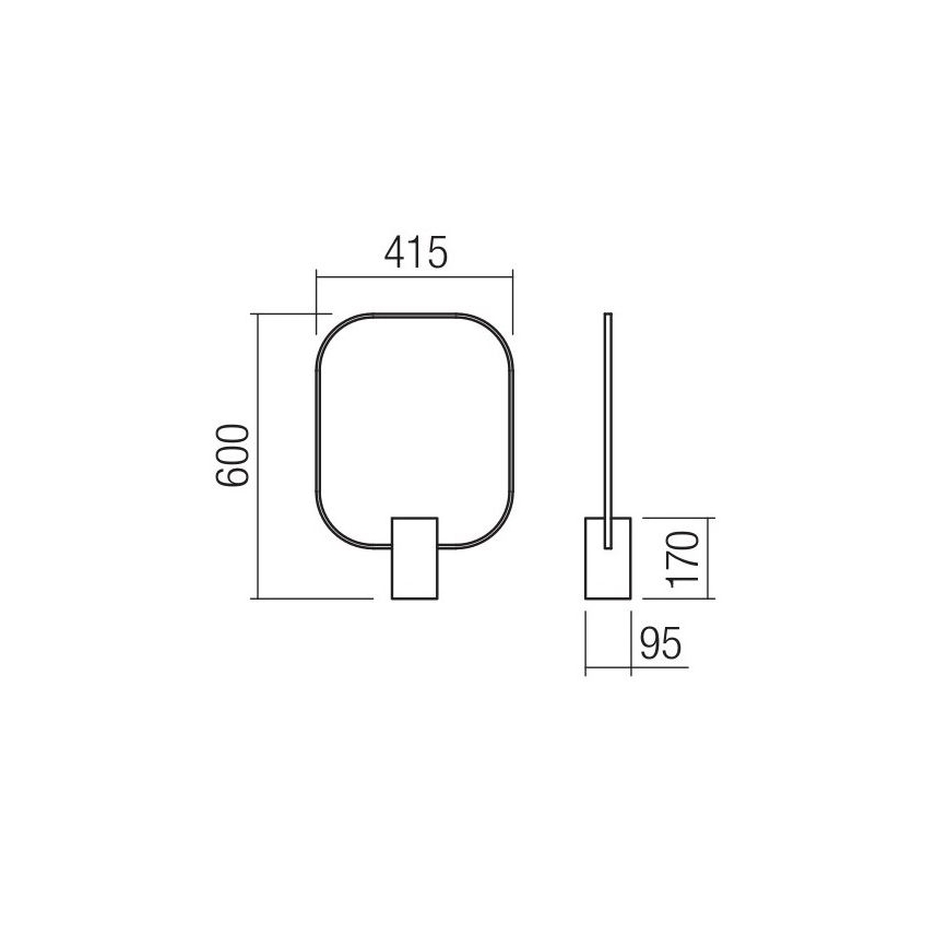 Redo 01-1226 - LED-dimmbare Tischlampe DOM LED/21W/230V weiß