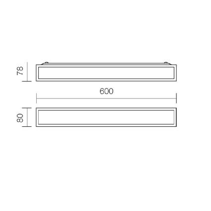 Redo 01-1233 - Applique da bagno EGO 3xE14/28W/230V IP44