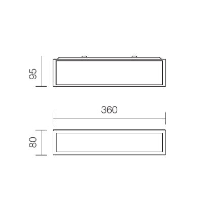 Redo 01-1234 - LED-Badezimmer-Wandleuchte EGO LED/12W/230V IP44 glänzender Chrom
