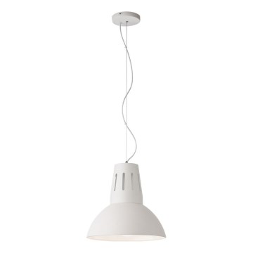 Redo 01-1282 - Lampadario a sospensione su cavo PEEP 1xE27/42W/230V Ø 34,5 cm, bianco