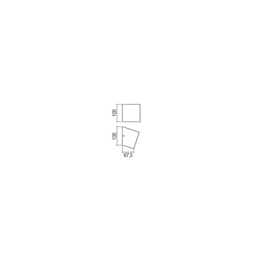 Redo 01-1318 - LED-Wandleuchte TOBIKO LED/6W/230V CRI 90 schwarz