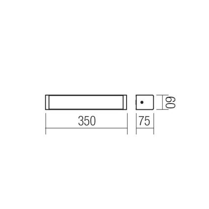 Redo 01-1423 - Applique a LED da bagno LEDO LED/8W/230V IP44