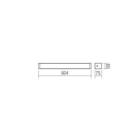 Redo 01-1424 - Applique da bagno LEDO LED/16W/230V IP44