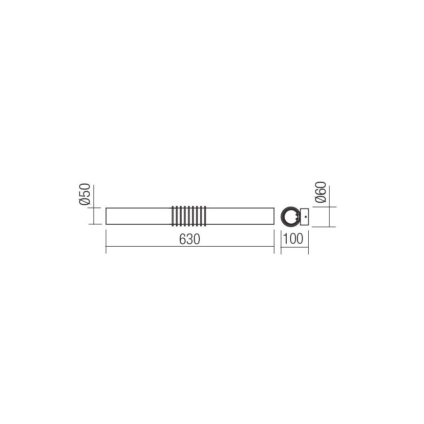 Redo 01-1431 - LED-Wandleuchte AVANCE LED/14W/230V 63 cm weiß