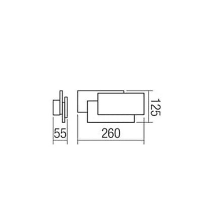 Redo 01-1444 - LED-Wandleuchte GAMER LED/12W/230V