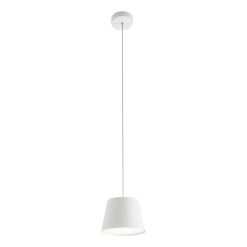 Redo 01-1495 - Suspension LED sur câble LOLLI LED/6W/230V Ø 14 cm blanche