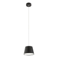 Redo 01-1496 - LED Pendelleuchte an Kabel LOLLI LED/6W/230V Ø 14 cm schwarz