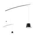 Redo 01-1498 - Lampadario LED a sospensione con filo LOLLI LED/6W/230V nero