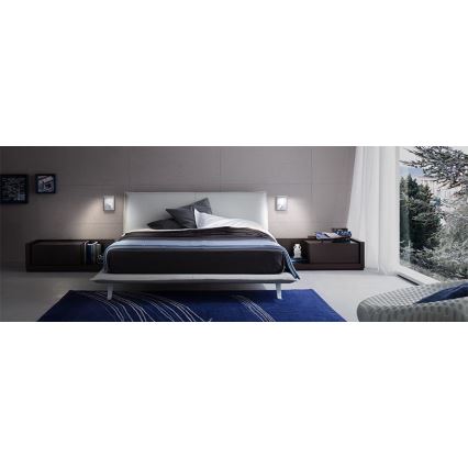 Redo 01-1499 - LED-Wandstrahler AGOS LED/6W/230V + LED/3,2W USB weiß