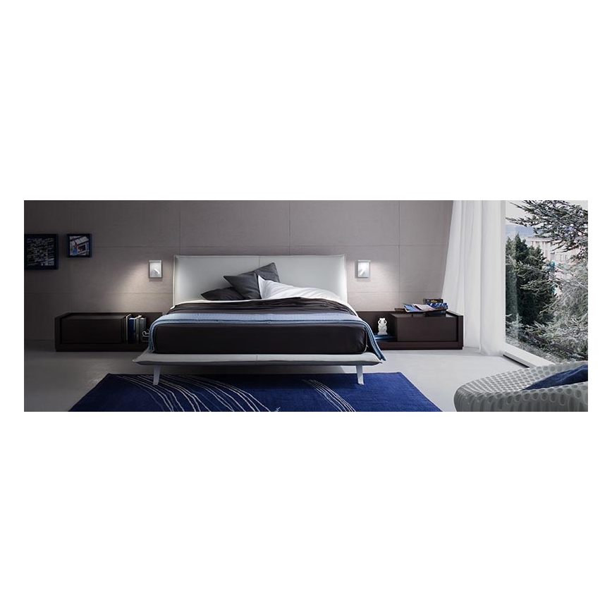Redo 01-1499 - LED-Wandstrahler AGOS LED/6W/230V + LED/3,2W USB weiß