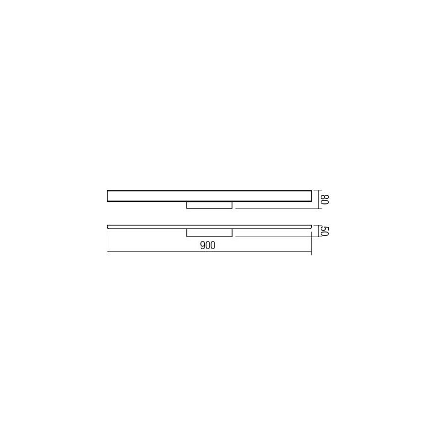 Redo 01-1527 - Éclairage de miroir LED salle de bain DAO 1xLED/36W/230V IP44