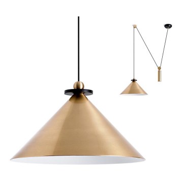 Redo 01-1545 - Lampadario a sospensione con filo KALIMBA 1xE27/42W/230V diametro 42 cm ragno bronzo
