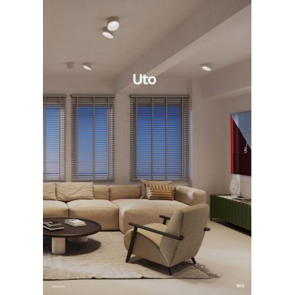 Redo 01-1627 - LED-Einbaustrahler UTO LED/12W/230V Ø 12 cm weiß