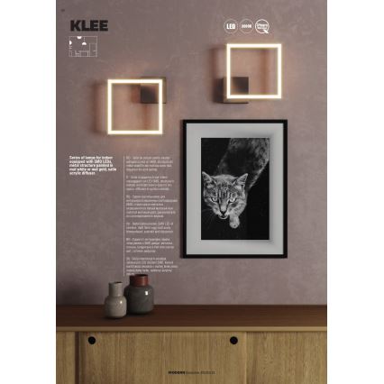 Redo 01-1645 - Suspension LED avec fil KLEE 1xLED/48W/230V