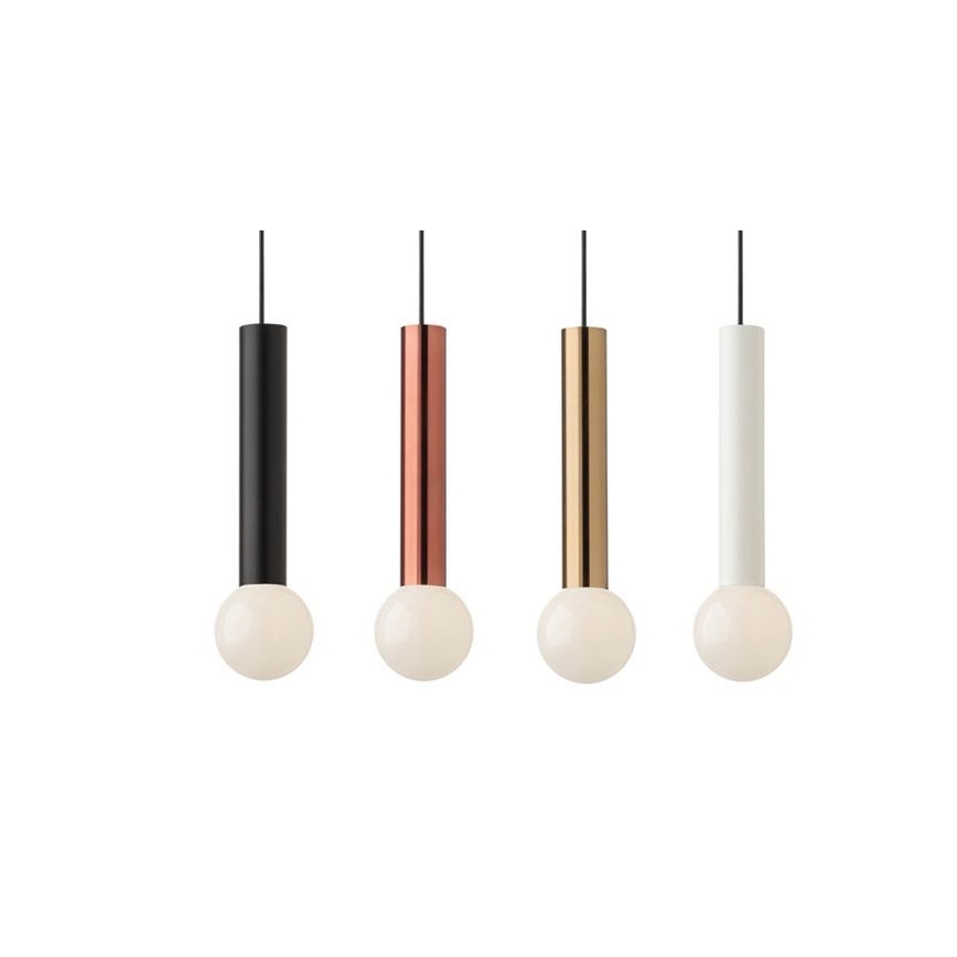 Redo 01-1661 - Lampadario a sospensione con filo GOSSIP 1xE27/42W/230V rame