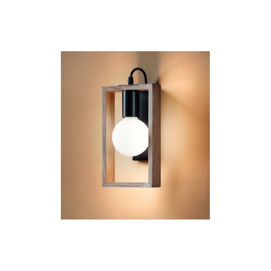 Redo 01-1663 - Applique TIMBER 1xE27/42W/230V faggio