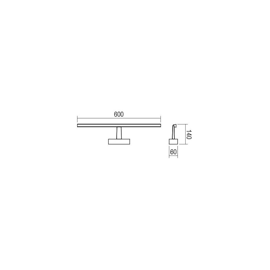 Redo 01-1674 - Illuminazione a LED per specchi da bagno NEPTUNE LED/12W/230V IP44