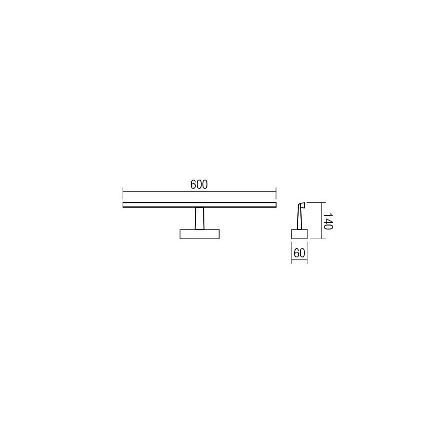 Redo 01-1674 - Illuminazione a LED per specchi da bagno NEPTUNE LED/12W/230V IP44
