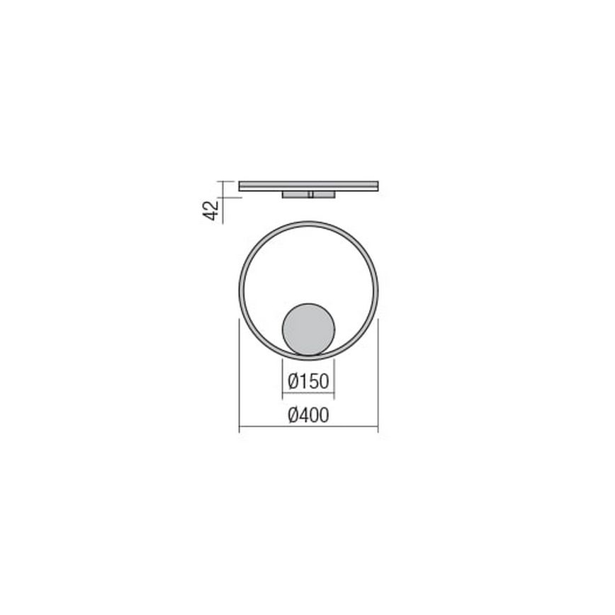 Redo 01-1701 - LED-Wandleuchte ORBIT LED/28W/230V