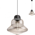 Redo 01-1771 - Hängeleuchte an Kabel AMNO 1xE27/42W/230V Ø 33 cm grau