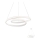 Redo 01-1793 - Lampadario a sospensione con filo LED dimmerabile TORSION LED/29W/230V diametro 55 cm bianco