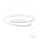 Redo 01-1795 - LED Suspension dimmable sur câble TORSION LED/40W/230V Ø 74 cm blanc