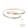 Redo 01-1796 - Lampadario LED a cavo TORSION LED/40W/230V diam. 74 cm bronzo