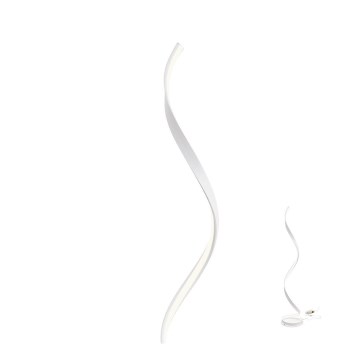 Redo 01-1797 - Lampadaire LED dimmable TORSION LED/24W/230V blanc