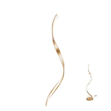 Redo 01-1798 - Lampada da terra dimmerabile a LED TORSION LED/24W/230V, bronzo