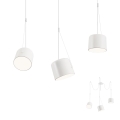 Redo 01-1825 - Lampadario a sospensione con filo DODO 3xE27/15W/230V ragno bianco