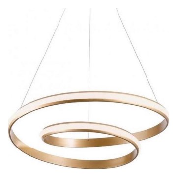 Redo 01-1889 - Suspension TORSION dimmable sur câble LED/29W/230V 4000K Ø 55 cm bronze