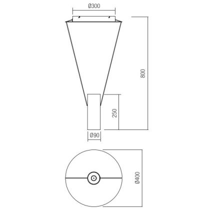 Redo 01-1970 - Lampadario a sospensione con filo LED dimmerabile ESSENCE LED/24W/230V CRI 90 3000K bianco