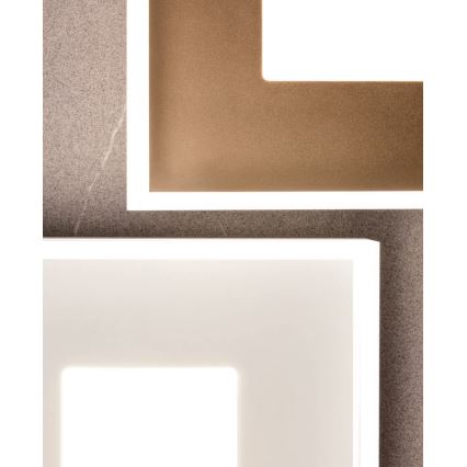 Redo 01-1998 - LED Plafoniera dimmerabile MAYA LED/42W/230V 42,5x42,5 cm dorata