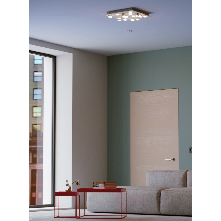 Redo 01-2016 - Plafonnier LED PIXEL LED/48W/230V 3000K 45x45 cm blanc