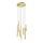 Redo 01-2050 - Lampadario LED a sospensione con filo MADISON 8xLED/4W/230V oro