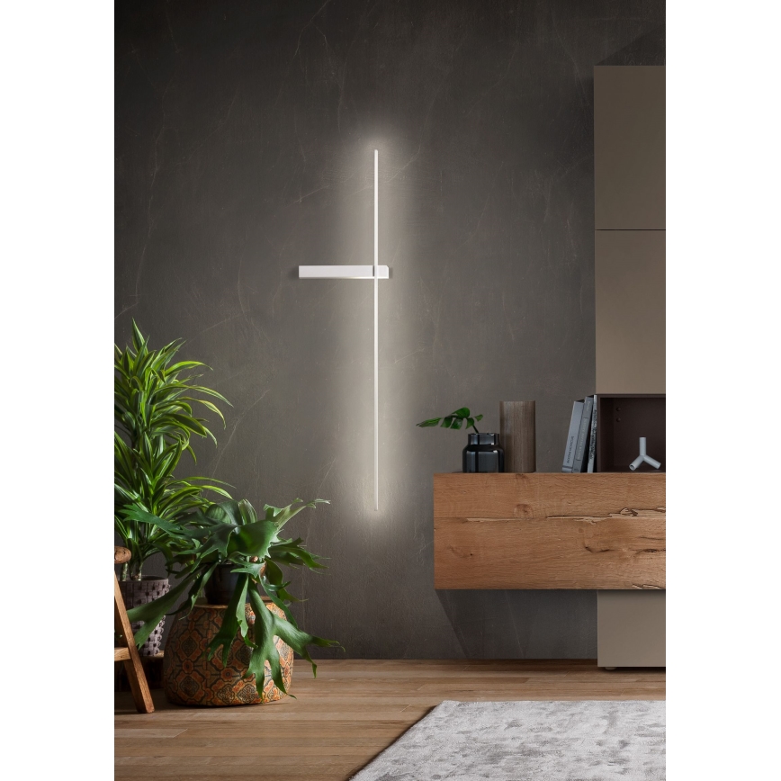 Redo 01-2200 - Applique LED TANGENT LED/14W/230V 3000K 125,4 cm bianco