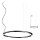 Redo 01-2207 - Suspension filaire UNION LED/50W/230V CRI 90 3000K d. 90 cm noir