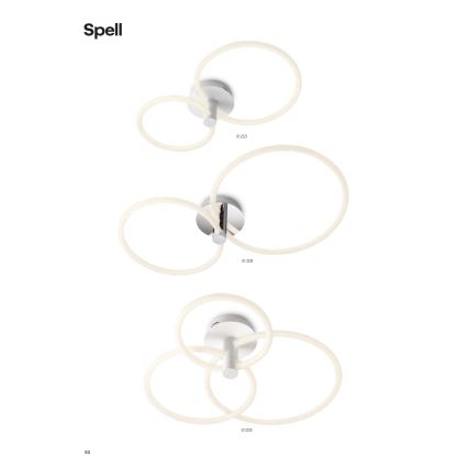 Redo 01-2221 - Dimmbare LED-Deckenleuchte SPELL LED/32W/230V weiß