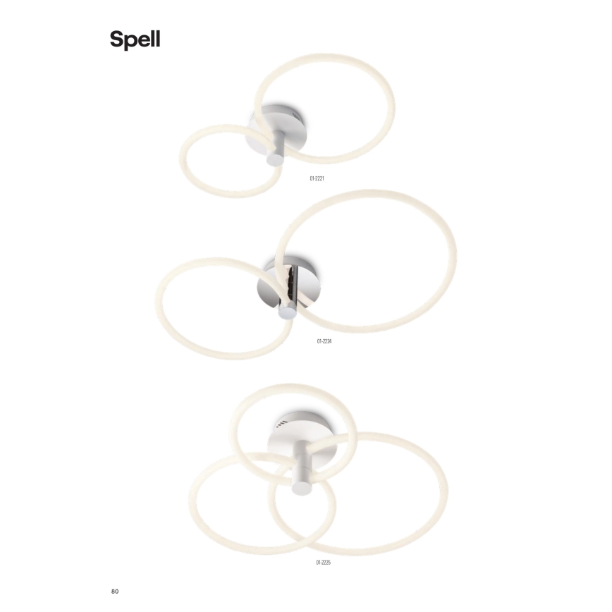 Redo 01-2221 - Dimmbare LED-Deckenleuchte SPELL LED/32W/230V weiß