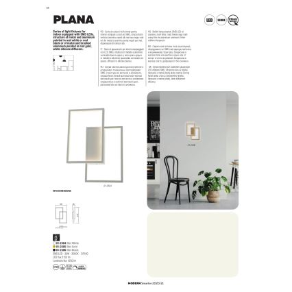 Redo 01-2314 - Lustre suspendu sur câble LED dimmable PLANA LED/60W/230V doré