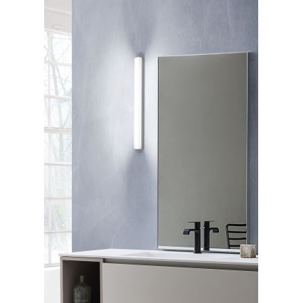 Redo 01-2330 - LED Badezimmerspiegel mit Beleuchtung TASK LED/18W/230V 90 cm CRI 90 IP44 Hochglanz-Chrom