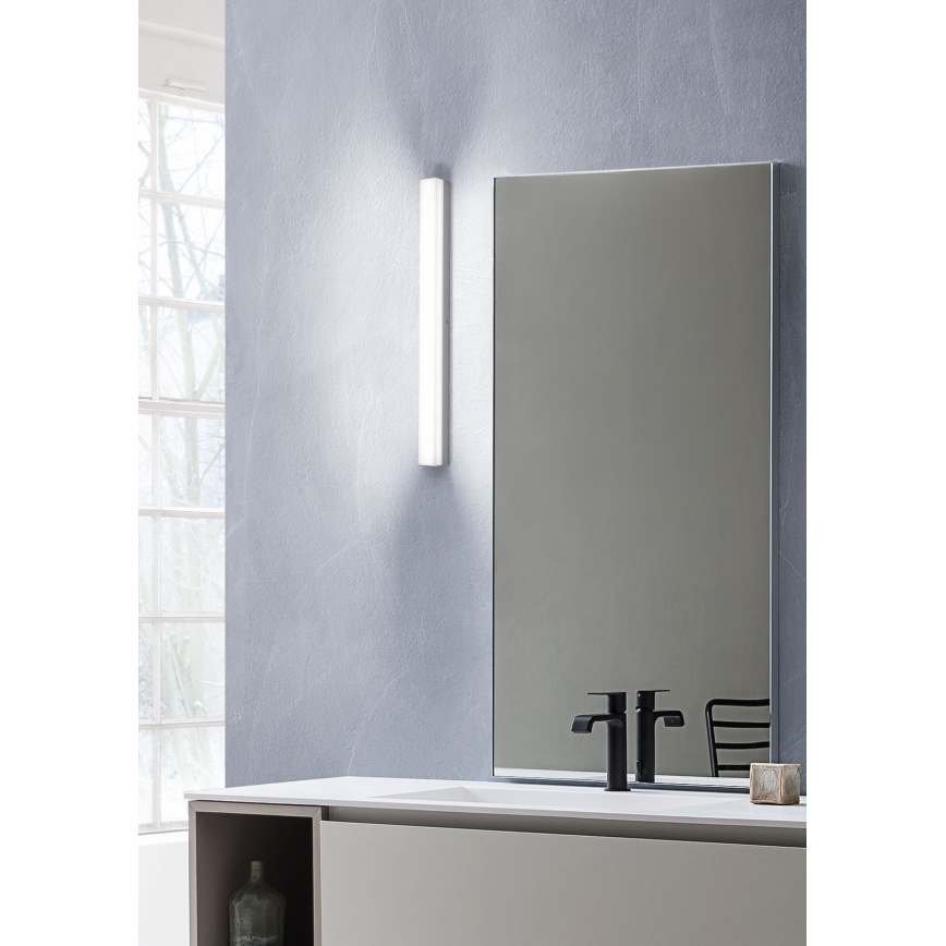 Redo 01-2330 - LED Badezimmerspiegel mit Beleuchtung TASK LED/18W/230V 90 cm CRI 90 IP44 Hochglanz-Chrom