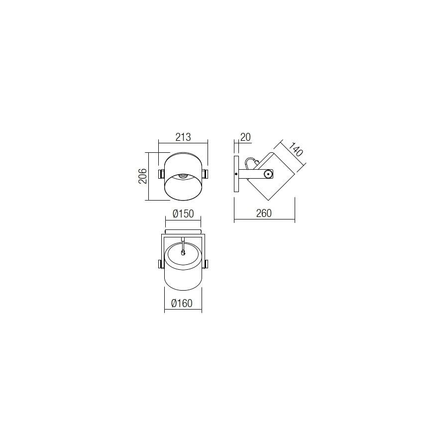 Redo 01-2399 - Applique POOH 1xE27/42W/230V faggio
