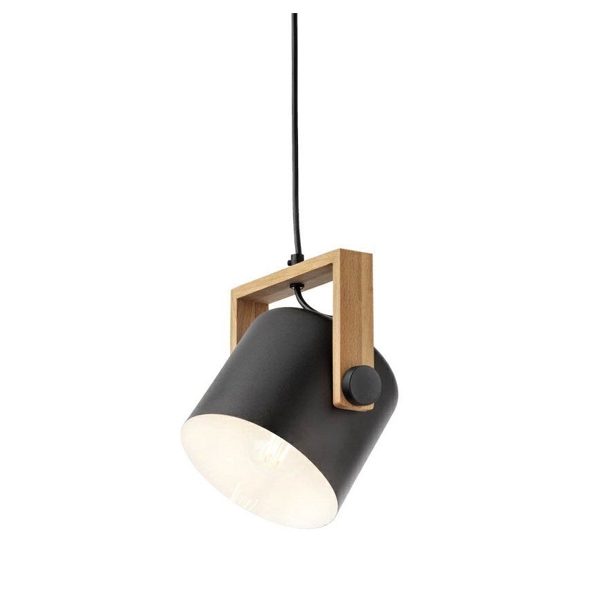 Redo 01-2402 - Lampadario a sospensione con filo POOH 1xE27/42W/230V faggio