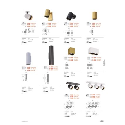 Redo 01-2548 - Applique murale spot DELPHI 1xGU10/7W/230V, blanc