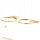 Redo 01-2609 - Lampadario a sospensione con filo LED dimmerabile SIGUA LED/114W/230V CRI 90 3000K oro