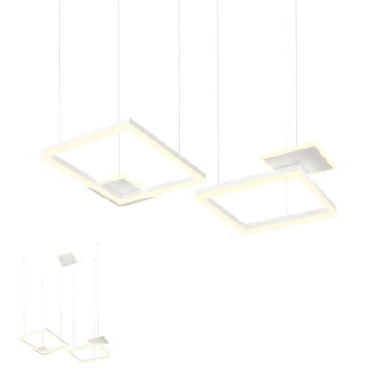 Redo 01-2611 - Lampadario dimmerabile a cavo SIGUA LED/110W/230V CRI 90 bianco