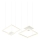 Redo 01-2614 - Suspension LED dimmable sur câble SIGUA, 137 W, 230 V, IRC 90, blanc